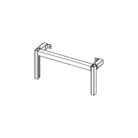 Uniwersalne mocowanie ścienne z regulacją wysokości i głębokości TECE profil