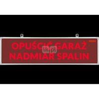 Tabl. ostrzeg. TP-4.As/H4 "WYCIEK AUTOGAZU ZACHOWAĆ OSTROŻNOŚĆ wbud cicha syren zasil 12V