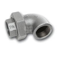 Śrubunek 45' SANHA 95# trzyczęściowy, żeliwo (ocynk galwaniczny/elektrolityczny) (ocynk), 3/4'' (GW)