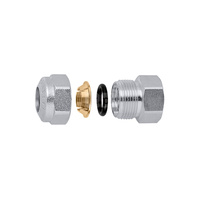 Złączka z gwintem wewnętrznym, wykończenie: chrom F. 3/8"-14CR