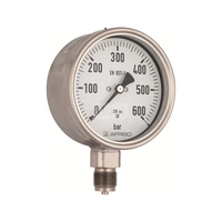 Manometr z rurką Bourdona AFRISO RF chemiczny 0/1,6 bar G1/2B ekscentryczne fi 160 mm, kl. 1,0%