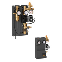 Grupa pompowa do instalacji solarnych, zasilanie i powrót. Przystosowana do montażu regulatora cyfrowego DeltaSol C+.3/4" GW 8÷3