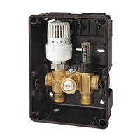 KOMBIBOX RTL-I Z ROTAMETREM 3/4" GZ, rozeta z tworzywa sztucznego /biała/