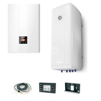 Pakiet - Kocioł gazowy jednofunkcyjny WOLF FGB-24 kondensacyjny wiszący 5.3 - 20.7 kW + Czujnik c.w.u. + RegulatorBM-2 + Zasobnik c.w.uVulcan 100L wiszący