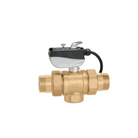 Trójdrożny zawór kulowy z napędem, typ "T" 11/2"24V