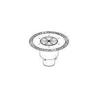 TECEdrainpoint S - odplyw pionowy z kolnierzem uniwersal