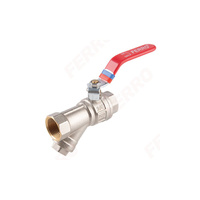 Zawór kulowy FERRO F-POWER 3/4'' GW, uchwyt: dźwignia
