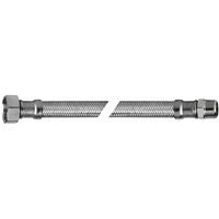 Wąż elastyczny przyłączeniowy QIK stal nierdzewna, 3/8'' x 8 mm x 3/8'', dł. 150 mm, GW x GZ z oplotem