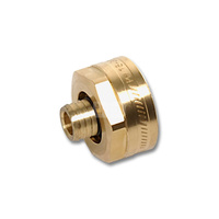 Przejściówka SANHA DKHV VPE trzyczęściowy, mosiądz (niklowanie), 1'' x 26 mm (GW x zw)