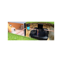 Pakiet TWINBLOC Haustechnik II 10000 l (2 x 5000 l) z centralą deszczową