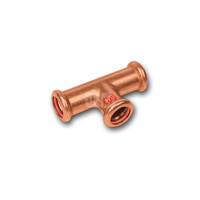 Trójnik SANHA Press Solar Cu 54 mm x 22 mm x 54 mm (zw x zw x zw)