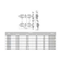 Rozdzielacz hydrauliczny VALVEX Base K4-4 stal nierdzewna, odgałęzień: 4 (3/4''), do CO + zawory termostatyczne