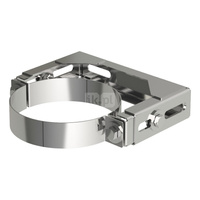 Uchwyt MK ŻARY PK WHT 1 stal nierdzewna fi 110/160 mm (mocowanie - Obejma do ściany regulowana)