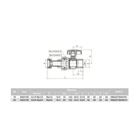 ORION Kurek kulowy z obrotową nakrętką do gazu 3/4"
