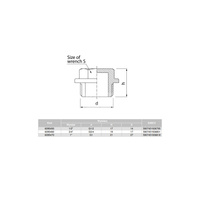 Korek VALVEX Twist nikiel GZ 3/4''