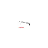 Odpływ liniowy 900mm OMEGAslim, stal szczotkowana + syfon HC26-58WH-65