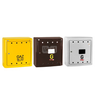 Skrzynka gazowa, 600x600x250, wolnostojąca, z laminatu - żółta