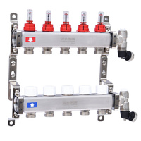 Rozdzielacz CS-Rot05 7F, ze stali nierdz. rotametr 0-5 l/min