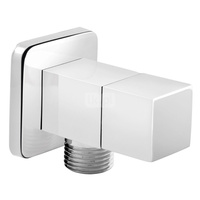 Zawór wodny FERRO QUADRO, chrom GZ 1/2'' x GZ 1/2''