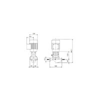 Pompa jednostopniowa in-line TP 32-80/2 A-O-A-BQQE-CW1