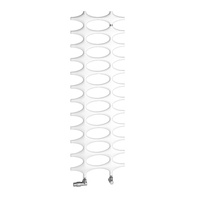 Grzejnik Kermi®Ideos®-E 1151x35x508, P=400W,RAL9016 SG, WRS biały, lewy