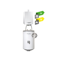 Pakiet - Kocioł gazowy jednofunkcyjny DE DIETRICH MCR3 evo 15T kondensacyjny wiszący 6.1 - 15.8 kW + RegulatoriSense + Zasobnik c.w.uAQUAvie125