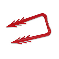 Klips do szyny 45 mm kolor czerwony ( 1op. 100 szt)