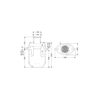 Separator tłuszczu EasyClean ground GW Direct-L NS7 120D