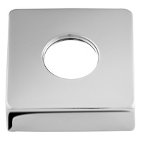 Rozeta do baterii kwadratowa, chrom