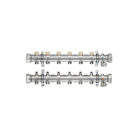 Kermi x-net rozdzielacz IFH FI-8 do 8 obwodów, długość 790 mm