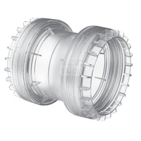 Złączka (2691), fi80 do połączenia dwóch przewodów elastycznych, PP transparentna