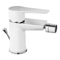 Bateria bidetowa FERRO ADORE WHITE-CHROME, kolor chrom/biały