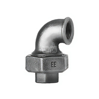 Śrubunek kątowy ODLEWNIA ZAWIERCIE 95oru żeliwo (ocynk) 3/4'' (GW), z uszczelką