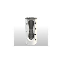 Zbiornik buforowy stojący ELEKTROMET WGJ-B pojemność 250 l z wężownicą, izolacja: pianka polistyrenowa, kolor: czarny