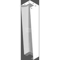 Podpora z blachy: 700 x 235 mm, do szafy gł. 250 (33, 33 G), ocynk fasada, RAL 9003