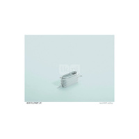 Przyłączeniowy łącznik przejściowy, prosty, płaski, 52 x 132 mm