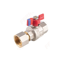 Zawór kulowy FERRO F-POWER 3/4'' GW, uchwyt: motylek