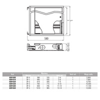 SZAFKA PODTYNKOWA SP-0 (335x575-665x110-175)