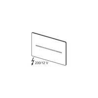 Płytka maskująca TECE solid, biały mat 230 V