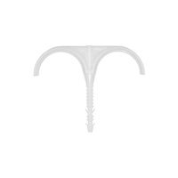 Hak podwójny do rury rekuperacyjnej 75mm - 25szt. II