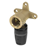 Kolano naścienne 90' TECE logo dwuczęściowy, mosiądz, 20 mm x 1/2'' (pz x GW)