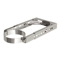 Uchwyt MK ŻARY PK WHT 3 stal nierdzewna fi 110/160 mm (mocowanie - Obejma do ściany regulowana)