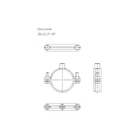 Obejma masywna DN 21/2 (73-76mm) DN21/2