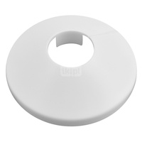 Rozeta grzejnikowa pojedyńcza 15 mm, biała (5 szt)