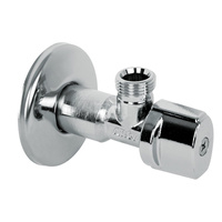 Zawór wodny ARCO VITAQ A80 Metallic kątowy antykamienny - 2 szt. GZ 1/2'' x GZ 3/8''