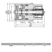 Wkład do zaworu termostatycznego VECTOR ZT 22