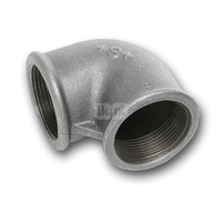 Kolano 90' SANHA 90#, żeliwo (ocynk galwaniczny/elektrolityczny) (ocynk), 4'' (GW)