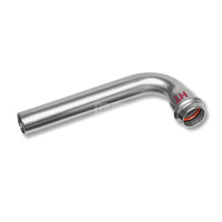 Łuk 90' SANHA NiroSan Press Industry długi, stal nierdzewna, 54 mm (zw x zz)