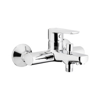 Bateria wannowa ścienna KFA Armatura NEON, kolor chrom