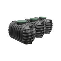 CRISTAL TRIO zbiornik podziemny 7950 /8400L z pokrywami D600